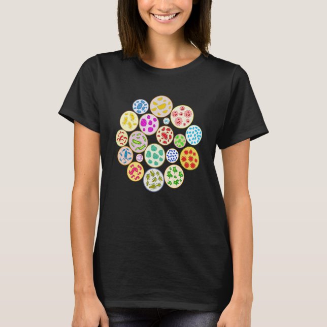 T-shirt Microbiologiste Microorganisme Science Lover Micro (Devant)