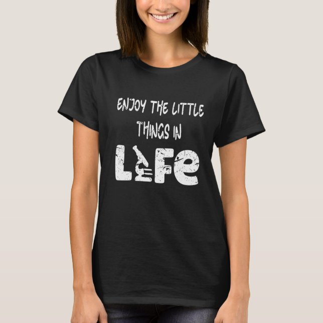 T-shirt microbiologiste microscope biologie microbiologie  (Devant)