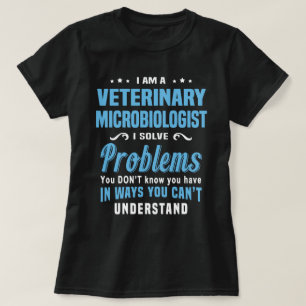 T-shirt Microbiologiste vétérinaire