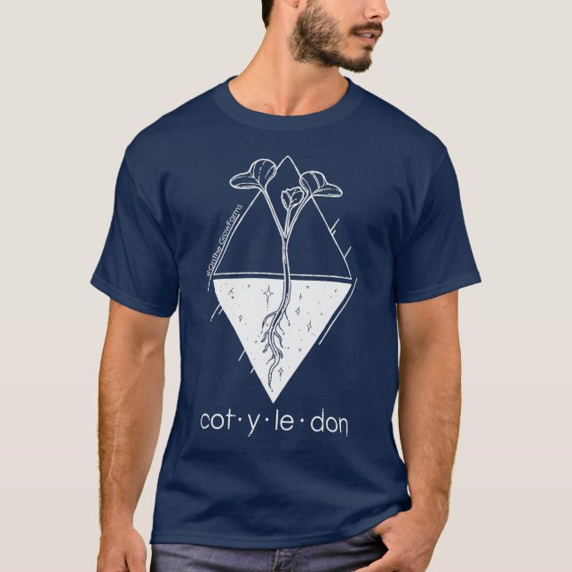 T-shirt Microgreens Broccoli Cotyledon Mens Femmes (Devant)