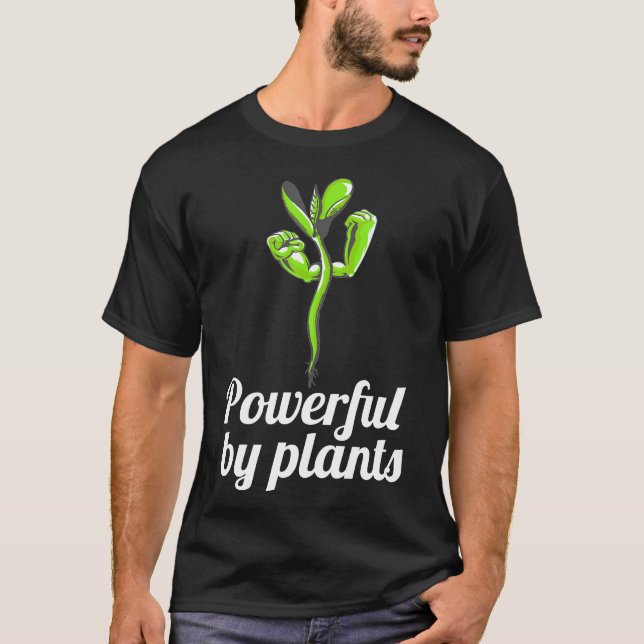 T-shirt Microgreens Chemise Raw Vegan Sproues Veganism Tee (Devant)