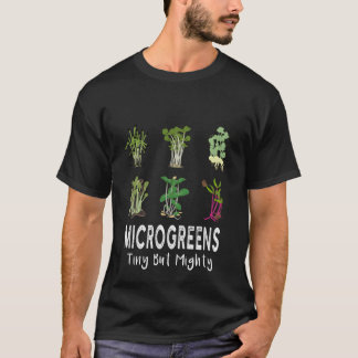 T-shirt Microgreens Germes Vegan minuscule mais puissant