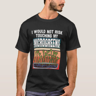 T-shirt Microgreens Pas Toucher Idéal pour Vegans ou Gard