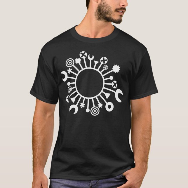 T-shirt Microorganisme - Blanc (Devant)