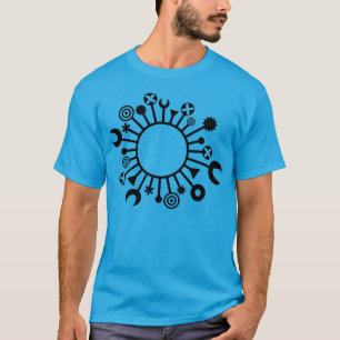 T-shirt microorganisme - Noir