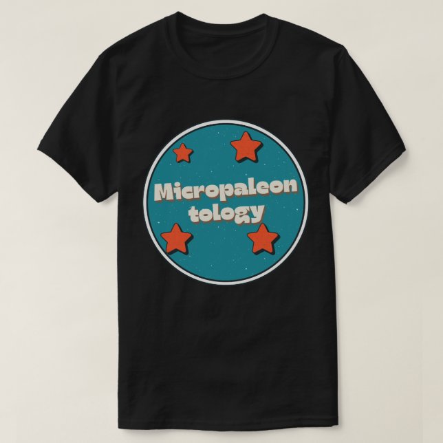 T-shirt Micropaléontologie (Design devant)