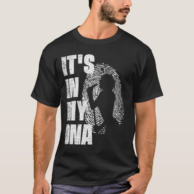 T-shirt Microphone chanteur - C'est dans mon ADN cadeau de (Devant)