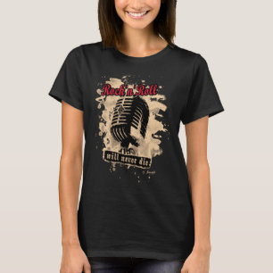 T-shirt Microphone rock