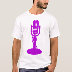 T-shirt Microphone - Violet
