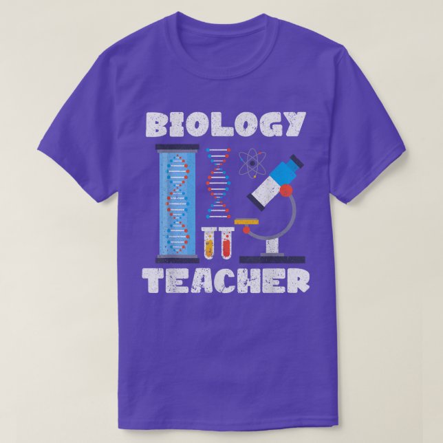 T-shirt Microscope Biologist Science Lab Biology Teacher B (Design devant)
