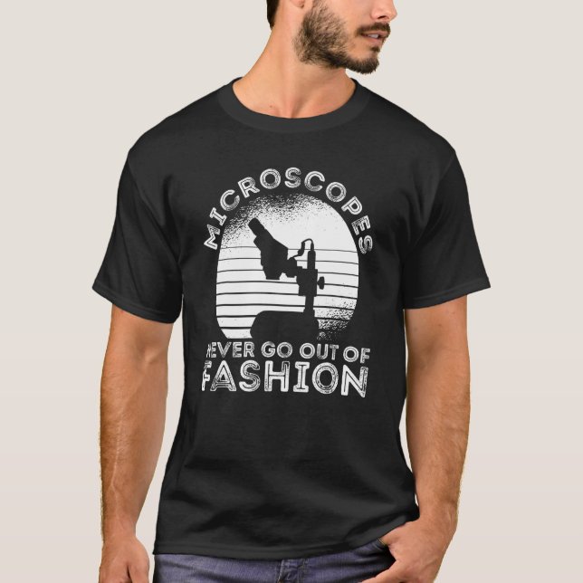 T-shirt Microscope de biologie étudiant enseignant - Scien (Devant)