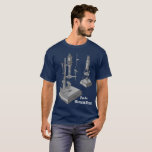 T-shirt Microscope du XVIIIe siècle Antique Science INSTRU<br><div class="desc">Un Microscope vintage Circa à la fin des années 1700 est une idée cadeau parfaite pour vos amis à l'esprit scientifique. Un instrument de recherche scientifique antique vous rappellera pourquoi vous aimez la science ! Les enseignants, les chimistes, les biologistes, les médecins ou toute autre personne de la communauté scientifique...</div>