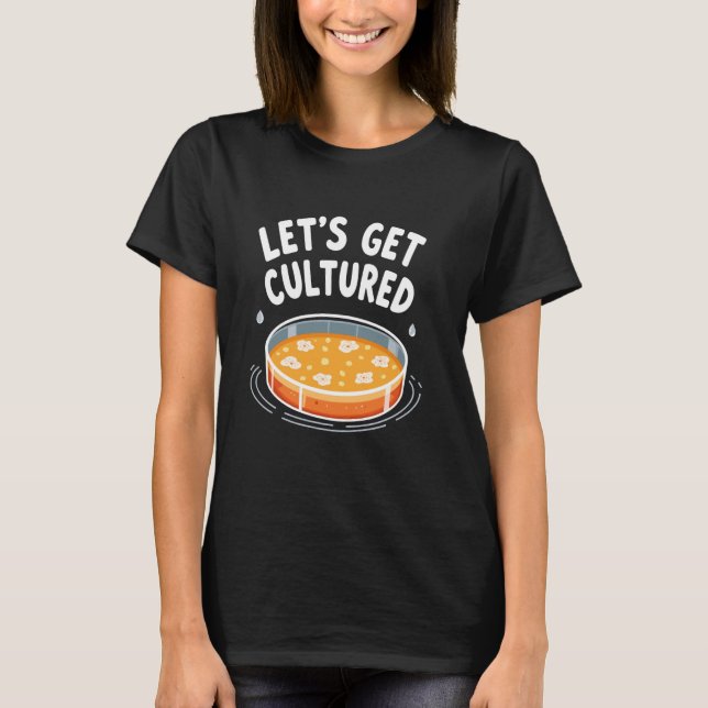 T-shirt Microscope Enthousiaste Laboratoire Technicien Res (Devant)