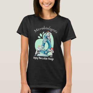 T-shirt Microscope Microbiologistes Biologie Nerd La Scien