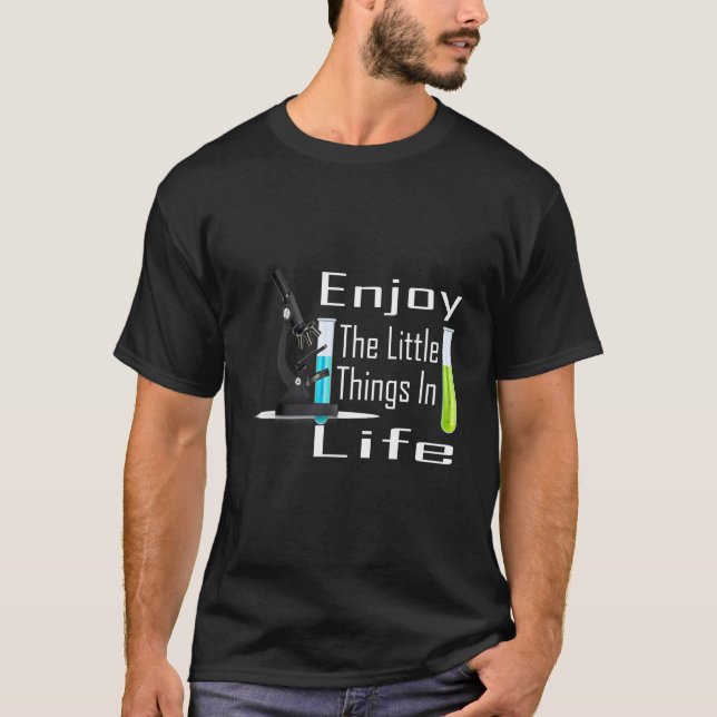 T-shirt Microscope, Microbiologistes BIOLOGIE SCIENCE NERD (Devant)
