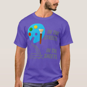 T-shirt Microsoft Peindre Dans Les Feuilles Mi-Chemin Dans