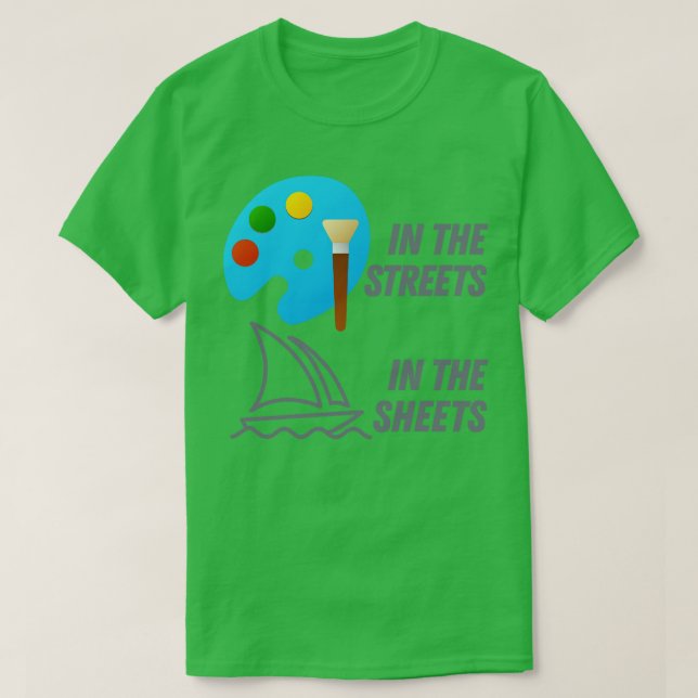 T-shirt Microsoft Peindre Dans Les Feuilles Mi-Chemin Dans (Design devant)