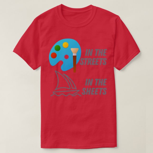 T-shirt Microsoft Peindre Dans Les Feuilles Mi-Chemin Dans (Design devant)