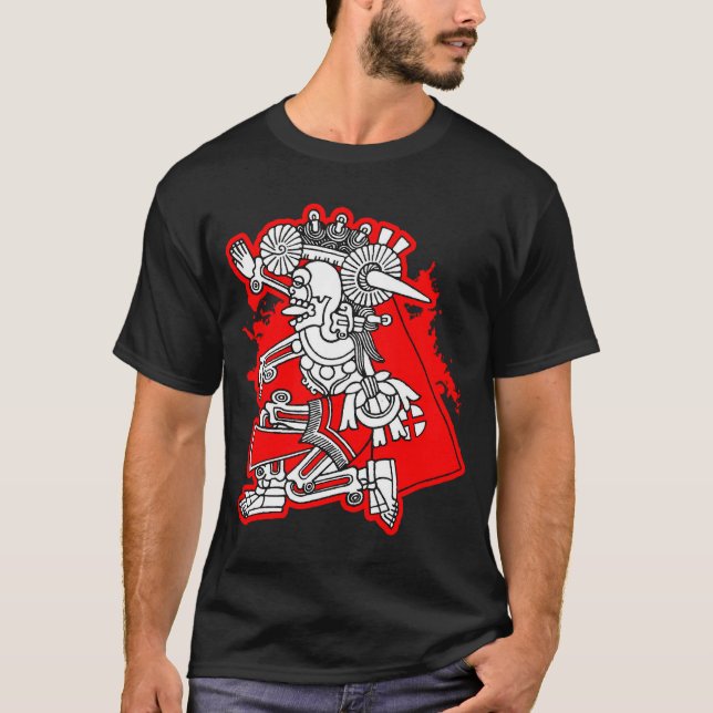 T-shirt Mictlantecutli de Yaoyotl (Devant)