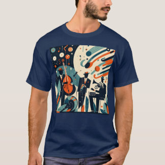 T-shirt Mid Century Modern Jazz Age Trio