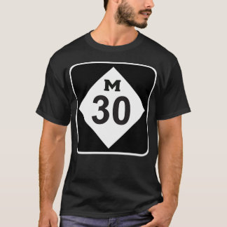 T-shirt Mid Michigan Highway M30 Midland Wiom Lake Edenvil