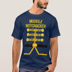 T-shirt MIDDDLE Nutcracker Correspondance de Noël de famil