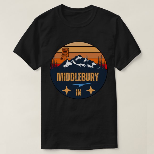 T-shirt Middlebury, Indiana (Design devant)