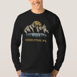 T-shirt Middleton Massachusetts Mountain Sunset Sunrise MA