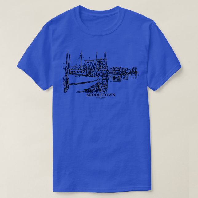 T-shirt Middletown New Jersey 1 (Design devant)