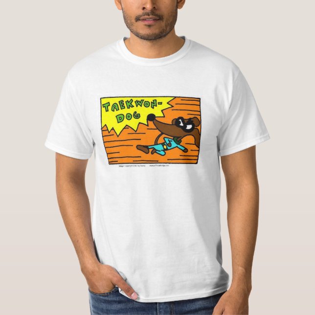 T-Shirt Midge "TAEKWON-DOG" Mens Value (Devant)