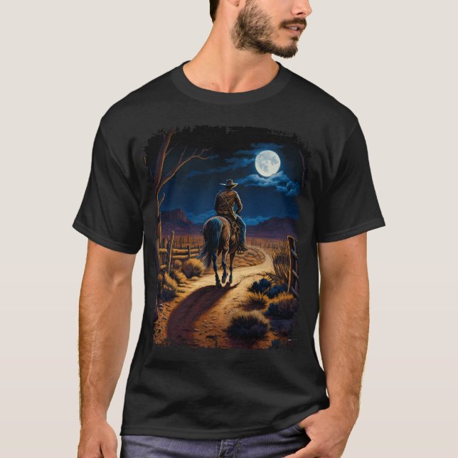 T-shirt Midnight Cowboy Adventure (Devant)