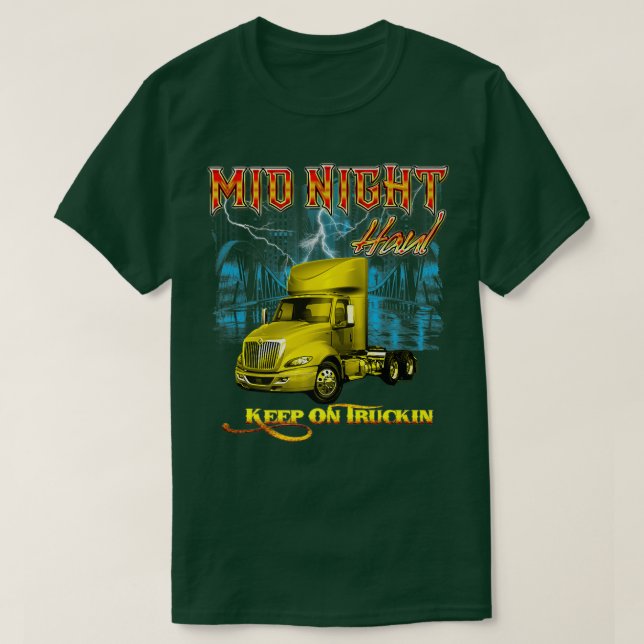 T-shirt Midnight haul truck design92 (Design devant)