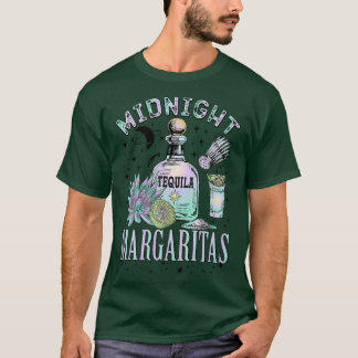 T-shirt Midnight Tequila Margaritas Lime Tequila Drink Mag