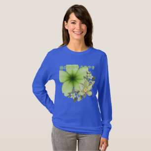 T-shirt Midori no daichi no sasayaki blue