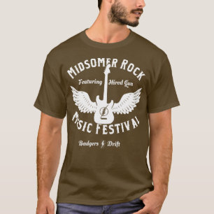 T-shirt Midsomer Rock Music Festival Midsomer Meurtres