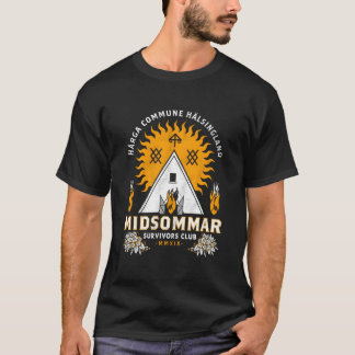 T-shirt Midsommar Survival Club Scary Horror Summer Festiv