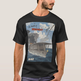 T-shirt Midway 1942 - Affiche de voyage Carrier Strike