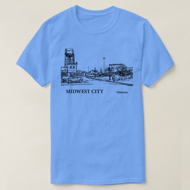 T-shirt Midwest City Oklahoma 3 (Design devant)