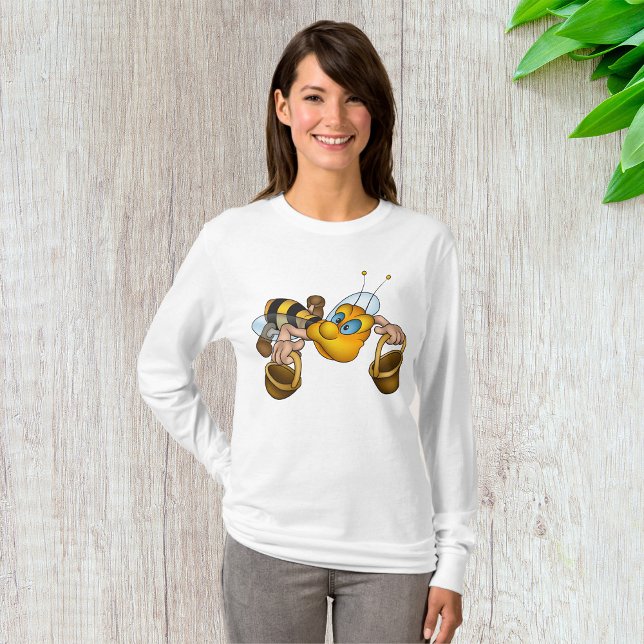 T-shirt Miel abeille avec paniers Amusants Animation Bee (Créateur téléchargé)