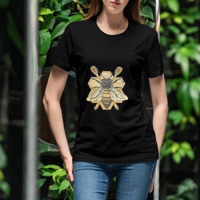 T-shirt Miel d'abeilles détaillé (Créateur téléchargé)