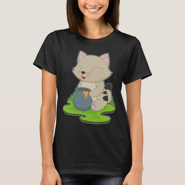 T-shirt Miel de chat (Devant)