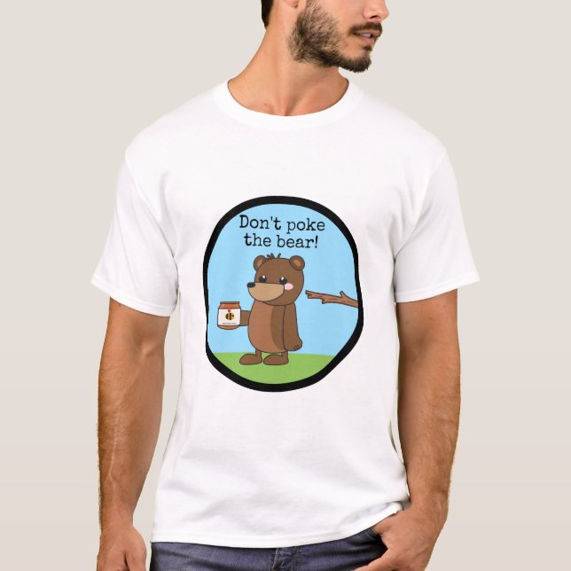 T-shirt "Miel somnolent de l'ours W de kawaii ne poussez (Devant)