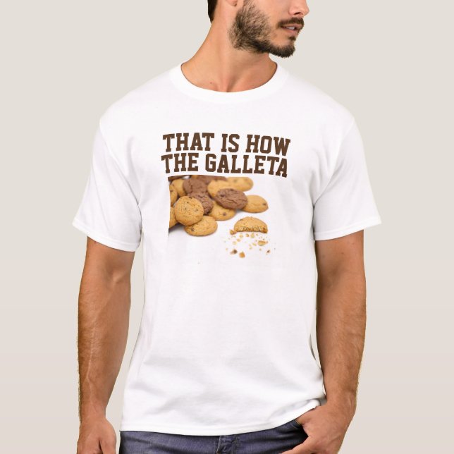 T-shirt Miettes de biscuits Spanglish (Devant)