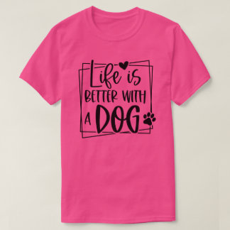 T-SHIRT MIEUX AVEC LES CHIENS