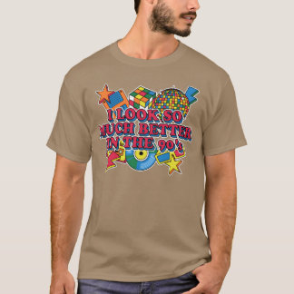 T-shirt Mieux dans les années 90 Cool Rétro Détendu Vintag