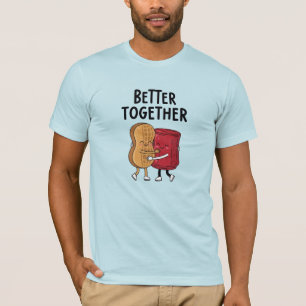 T-shirt Mieux ensemble arachide et gelée