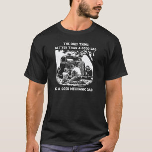 T-shirt Mieux qu'un bon papa est un papa bon mécanicien