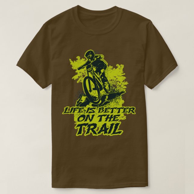 T-shirt Mieux Sur Une Piste De Descente (Design devant)