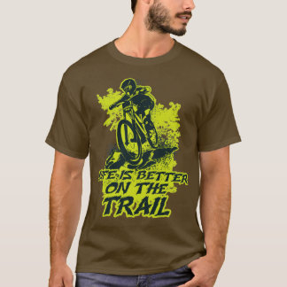 T-shirt Mieux Sur Une Piste De Descente