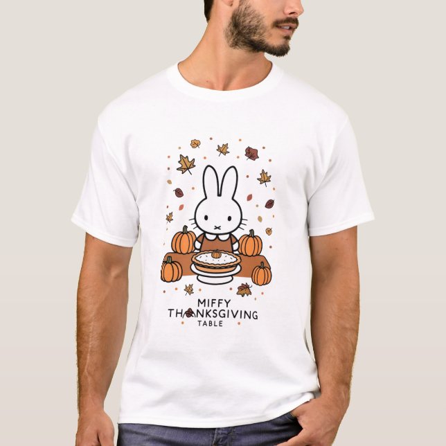 T-shirt Miffy on Thanksgiving (Devant)